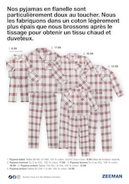 Prix et réduction Pyjama Homme dans le prospectus Zeeman en cours Offre Pyjama Homme dans le catalogue Zeeman du moment à la page 9