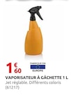 Promo Vaporisateur à gâchette 1 L à 1,60 € dans le catalogue Rural Master à Cahors