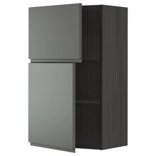 IKEA Lahnau - Wandschrank mit Böden und 2 Türen schwarz/Voxtorp dunkelgrau Wandschrank mit Böden und 2 Türen schwarz/Voxtorp dunkelgrau Angebot bei IKEA Lahnau im Prospekt Neuheiten bei Ikea