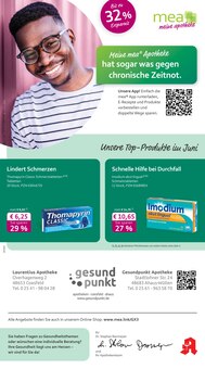 Aktueller mea - meine apotheke Prospekt (Ahaus, 4 Seiten zum blättern mea - meine apotheke Prospekt Unsere Juni-Angebote mit 4 Seiten