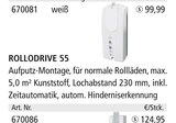 Aktuelles Rollladengurtantrieb ROLLODRIVE 55 Angebot bei Holz Possling in Potsdam ab 124,95 €