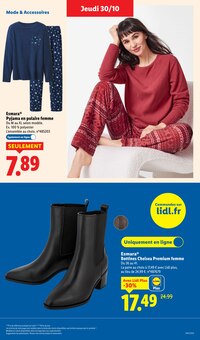 Promotion Pyjama Bébé dans le prospectus Lidl, valable du 30/10/2025 au 05/11/2025 Promo Pyjama Bébé dans le catalogue Lidl du moment à la page 49