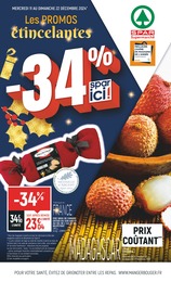 Prospectus Spar, "Les PROMOS étincelantes" à L'Île-Rousse et alentours, 12 pages, 11/12/2024 - 22/12/2024 Catalogue Spar "Les PROMOS étincelantes" à L'Île-Rousse et alentours, 12 pages, 11/12/2024 - 22/12/2024