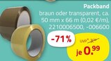 Aktuelles Packband Angebot bei ROLLER in Hannover ab 0,99 €