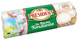 Bûche de chèvre fondante - Président dans le catalogue Intermarché Super