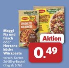 Fix und frisch Würzpaste Angebote von Maggi bei combi Cuxhaven für 0,49 €