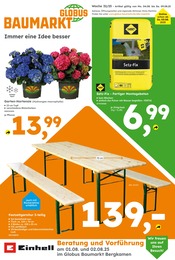 Aktueller Globus-Baumarkt Baumärkte Prospekt in Nordkirchen und Umgebung, "Immer eine Idee besser" mit 16 Seiten, 03.08.2025 - 09.08.2025