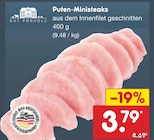 Aktuelles Puten-Ministeaks Angebot bei Netto Marken-Discount in Reutlingen ab 3,79 €