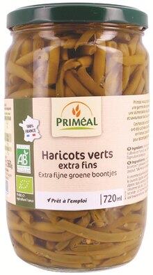 Haricots verts extra fins - NaturéO à Paris Haricots verts extra fins en promo chez NaturéO Paris à 2,59 €