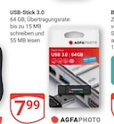 USB-Stick 3.0 im Angebot bei GLOBUS in Ludwigshafen USB-Stick 3.0 Angebote von AGFAPHOTO bei GLOBUS Ludwigshafen für 7,99 €