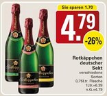 deutscher Sekt im Angebot bei WEZ in Löhne deutscher Sekt Angebote von Rotkäppchen bei WEZ Löhne für 4,79 €
