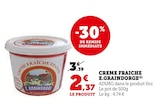 Crème fraîche - E.Graindorge dans le catalogue Super U