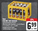 Cola-Mix oder Limonade im Angebot bei EDEKA in Gunzenhausen Cola-Mix oder Limonade Angebote von flumi bei EDEKA Gunzenhausen für 6,99 €
