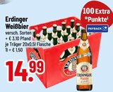 Aktuelle Erdinger Angebote bei Trinkgut in Augsburg Aktuelles Weißbier Angebot bei Trinkgut in Augsburg ab 14,99 €