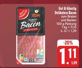 Delikatess Bacon Angebot in Kirchehrenbach Delikatess Bacon im aktuellen Prospekt bei EDEKA in Kirchehrenbach