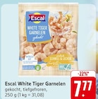 White Tiger Garnelen von Escal für 7,77 € bei EDEKA im Angebot White Tiger Garnelen von Escal im aktuellen EDEKA Prospekt