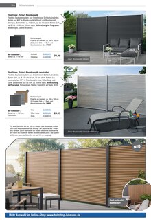 Sichtschutzelemente im Holz-Zentrum-Luhmann Prospekt "Ideen für den Außenbereich" mit 76 Seiten (Braunschweig)