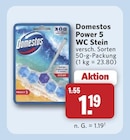 Power 5 WC Stein im Angebot bei combi in Paderborn Power 5 WC Stein Angebote von Domestos bei combi Paderborn für 1,19 €