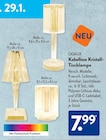 Kabellose Kristall-Tischlampe von CASALUX im aktuellen ALDI SÜD Prospekt für 7,99 €