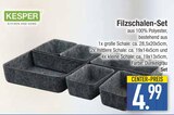 Filzschalen-Set im Angebot bei E center in Regensburg Filzschalen-Set Angebote von Kesper bei E center Regensburg für 4,99 €