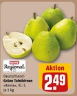 Grüne Tafelbirnen »Xenia«, Kl. I im Angebot bei REWE in Heilbronn Grüne Tafelbirnen »Xenia«, Kl. I Angebote von REWE Regional bei REWE Heilbronn für 2,49 €