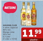 3 Jahre Angebote von Havana Club bei Getränke Quelle WVG Lutherstadt Wittenberg für 11,99 €