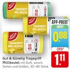 E center Senden - Tragegriff Müllbeutel Angebot im Prospekt Tragegriff Müllbeutel bei E center im Senden Prospekt für 0,88 €