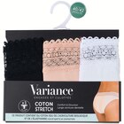 Lot de 3 slips femme - VARIANCE en promo chez Intermarché Hyper Limoges à 8,90 €