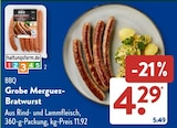 Aktuelle Bratwurst Angebote bei ALDI SÜD in Ingolstadt Aktuelles Grobe Merguez-Bratwurst Angebot bei ALDI SÜD in Ingolstadt ab 4,29 €