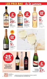 Vin en promo dans le catalogue U Express à la page 24