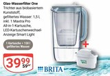 Glas-Wasserfilter One im Angebot bei GLOBUS in Duisburg Glas-Wasserfilter One Angebote von Brita bei GLOBUS Duisburg für 39,99 €