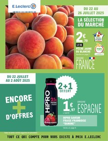 Prospectus E.Leclerc à Le Breuil, "TOUT CE QUI COMPTE POUR VOUS EXISTE À PRIX E.LECLERC", 24 pages de promos valables du 22/07/2025 au 02/08/2025