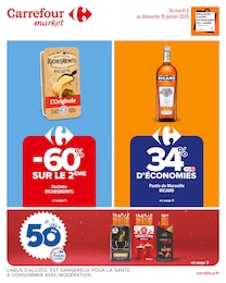 Catalogue Supermarchés Carrefour Market en cours à Troyes et alentours, Carrefour market, 14 pages, 06/01/2026 - 18/01/2026