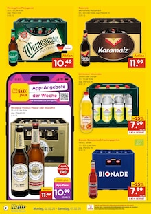 Wasser im Netto Marken-Discount Prospekt "DER ORT, AN DEM DU IMMER AUSGEZEICHNETE PREISE FINDEST." mit 6 Seiten (Cottbus)