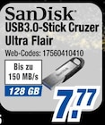 USB3.0-Stick Cruzer Ultra Flair Angebote von SanDisk bei expert Offenbach für 7,77 €