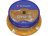 43522 DVD-R Rohlinge von VERBATIM im aktuellen MediaMarkt Saturn Prospekt für 11,99 €