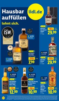 Vodka im Lidl Prospekt "LIDL LOHNT SICH" mit 70 Seiten (Mainz)