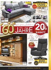 Aktueller BRAUN Möbel-Center Prospekt mit Fernsehsessel, "60 JAHRE BRAUN MÖBEL CENTER", Seite 3