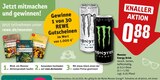 Monster Energy Drink Angebote von Monster bei REWE Rastatt für 0,88 €