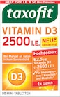 Vitamin D3 2500 I.E. 50 Tabletten von Taxofit im aktuellen budni Prospekt
