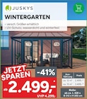 WINTERGARTEN im Angebot bei Marktkauf in Wismar WINTERGARTEN Angebote von JUSKYS bei Marktkauf Wismar für 2.499,00 €