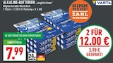 Alkaline-Batterien Longlife Power Mignon AA im Angebot bei Marktkauf in Dortmund Alkaline-Batterien Longlife Power Mignon AA Angebote von Varta bei Marktkauf Dortmund für 7,99 €