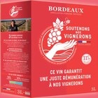 AOP Bordeaux Rouge Soutenons nos vignerons à 11,95 € dans le catalogue Intermarché Hyper