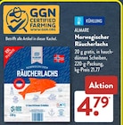 Norwegischer Räucherlachs bei ALDI SÜD im Laupheim Prospekt für 4,79 €