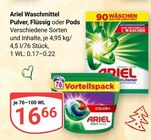 Waschmittel Pulver im Angebot bei GLOBUS in Neuwied Waschmittel Pulver Angebote von Ariel bei GLOBUS Neuwied für 16,66 €