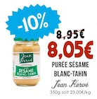 Purée sésame blanc-tahin - Jean Hervé à 8,05 € dans le catalogue Naturalia