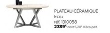 Gautier Vitry-sur-Seine - Plateau céramique Promo Plateau céramique Gautier Vitry-sur-Seine dans le catalogue "Meublez, Vivez"