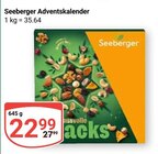 Adventskalender im Angebot bei GLOBUS in Zwickau Adventskalender Angebote von Seebeger bei GLOBUS Zwickau für 22,99 €