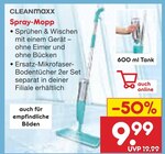 Spray-Mopp im Netto Marken-Discount Prospekt Spray-Mopp von CLEANmaxx im aktuellen Netto Marken-Discount Prospekt für 9,99 €