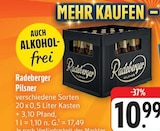 nah und gut Hohburg - Pilsner Angebot im Prospekt Pilsner bei nah und gut im Hohburg Prospekt für 10,99 €